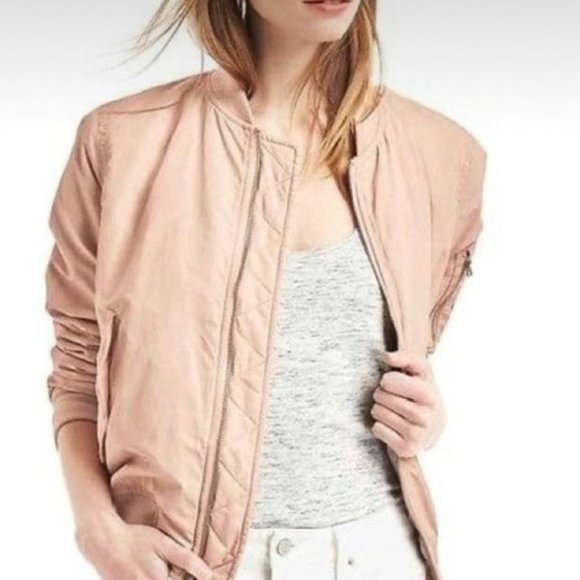 Army Green Bomber Jacket, Size XS, GAP - Picture 2 of 10